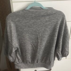 Leith Heather Gray Women's Sweater